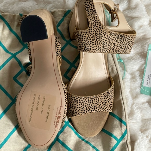 NWT Isaac Mizrahi x highline adjustable ankle strap, block heel sz 10 - Picture 7 of 14